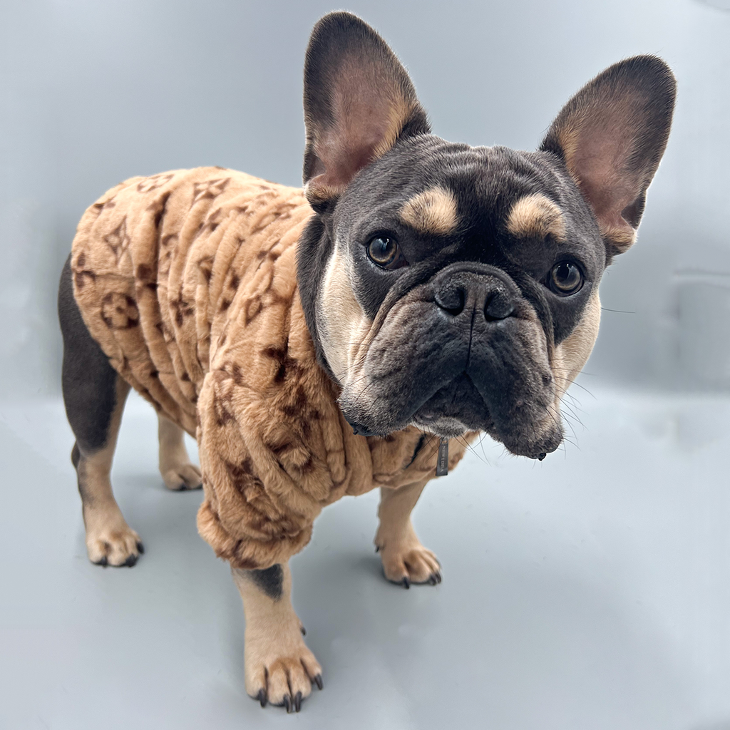 PawShop Light Brown Fur Coat for dogs