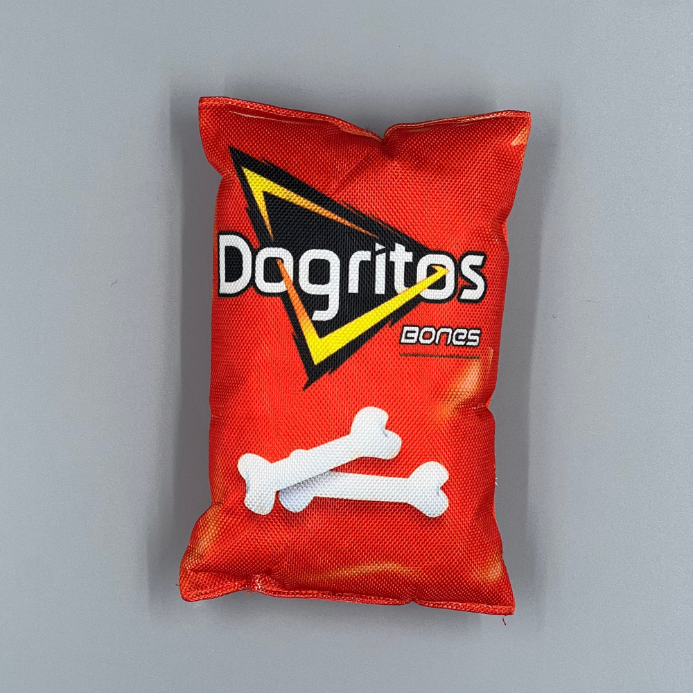 PawShop Dogritos Dog Toy Chips Bags